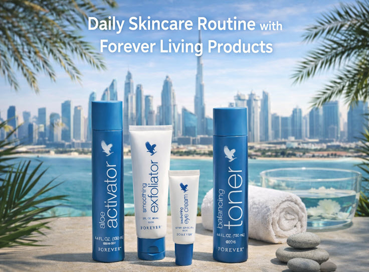 Daily Skincare Routine with Forever Living Products