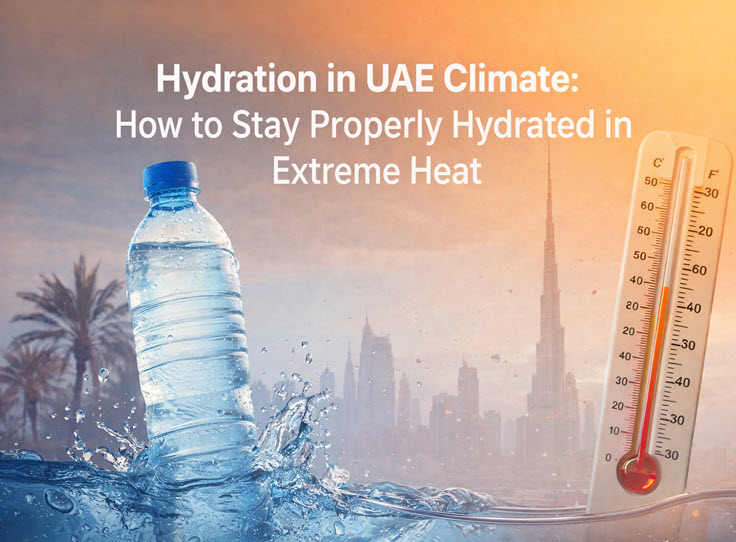Hydration in UAE Climate - How to Stay Properly Hydrated in Extreme Heat